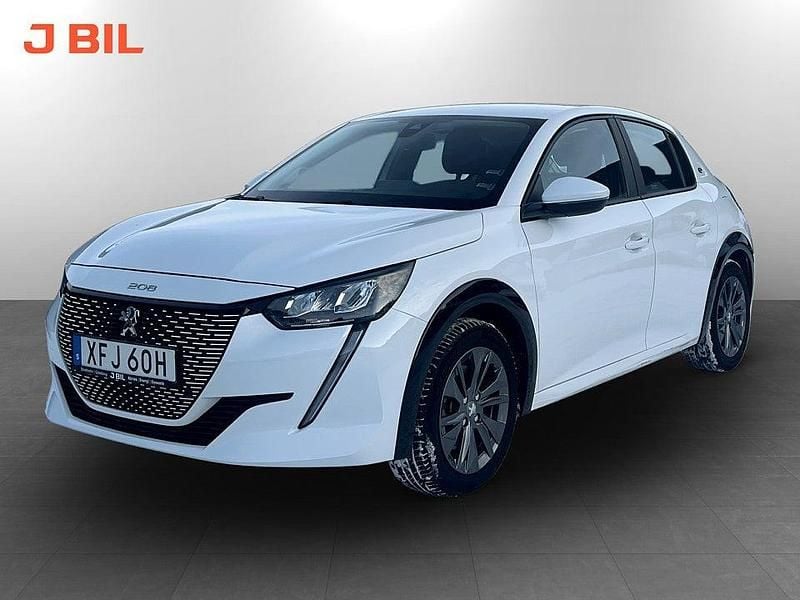 Vit Begagnad 2021 Peugeot e-208 Active Halvkombi | 189 900 kr (Marknadspris) - Bild 1/3