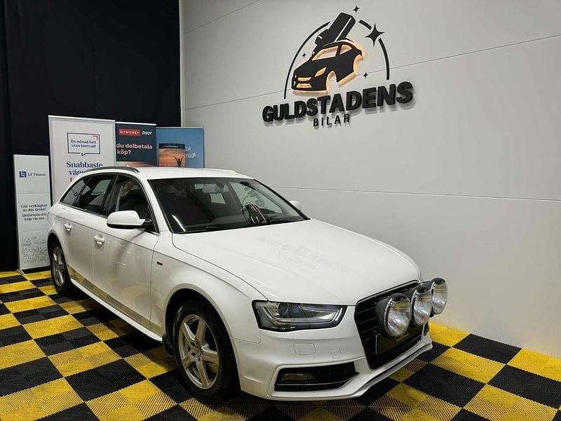 Vit Begagnad 2015 Audi A4 S-Line Kombi | 99 900 kr (Dyr) - Bild 1/3