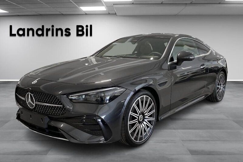 Grå Begagnad 2023 Mercedes CLE300 AMG line Sportkupé | 760 200 kr (Marknadspris) - Bild 1/4