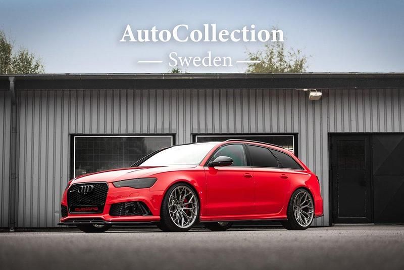Röd Begagnad 2015 Audi RS6 Exclusive Kombi | 659 000 kr - Bild 1/4
