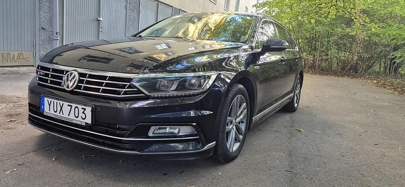 Svart Begagnad 2018 VW Passat GT Kombi | 126 000 kr (Marknadspris) - Bild 1/4