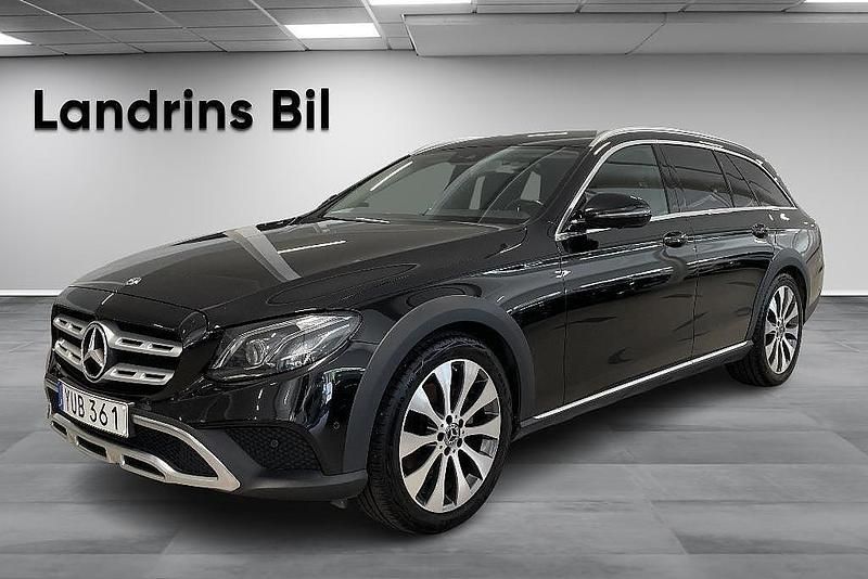 Begagnad Mercedes E220 All-Terrain 195 HK (143 kW) 2018 Svart Kombi