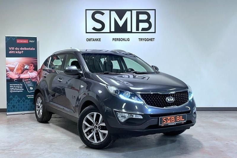 Grå Begagnad 2015 Kia Sportage SUV | 69 900 kr (Marknadspris) - Bild 1/4