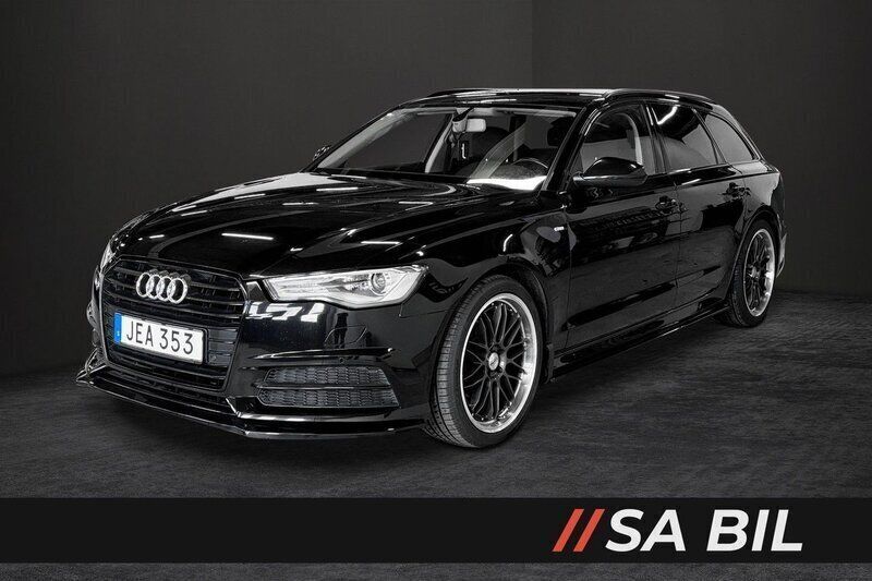 Svart Begagnad 2016 Audi A6 Ambition Kombi | 194 500 kr (Marknadspris) - Bild 1/4