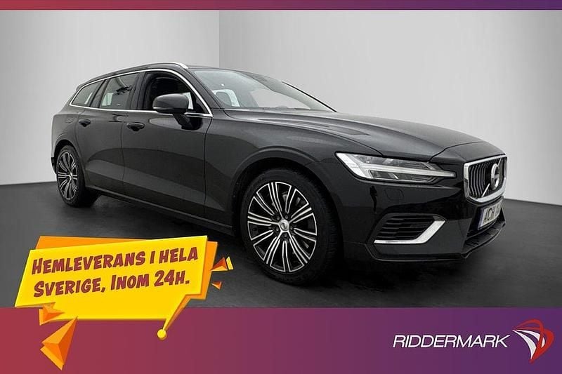 Svart Begagnad 2019 Volvo V60 Inscription Kombi | 319 800 kr (Bra pris) - Bild 1/3