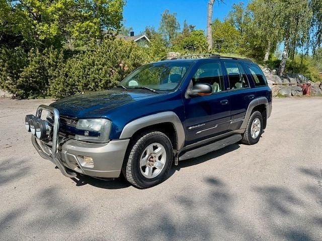 Blå Begagnad 2001 Chevrolet TrailBlazer SUV | 24 900 kr - Bild 1/4