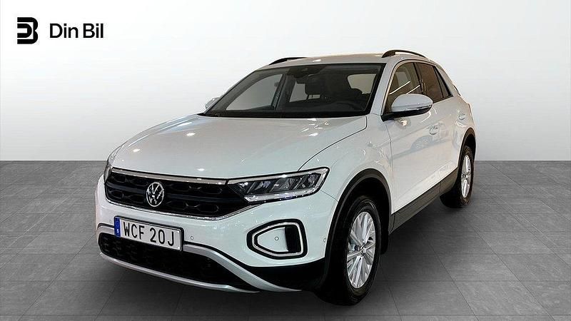 Vit (pure white) Begagnad 2022 VW T-Roc Life SUV | 269 900 kr (Marknadspris) - Bild 1/4