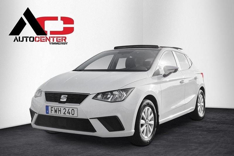 Vit Begagnad 2018 Seat Ibiza Style Halvkombi | 97 500 kr (Marknadspris) - Bild 1/4