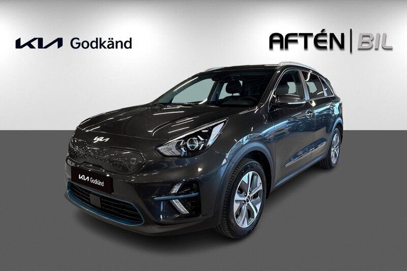 Grå (interstellar grey metallic) Begagnad 2022 Kia e-Niro 4 SUV | 279 800 kr (Marknadspris) - Bild 1/3