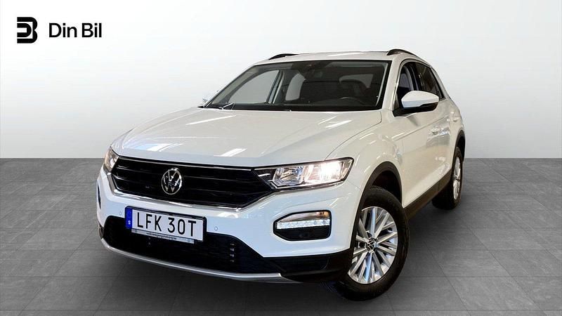 Vit Begagnad 2021 VW T-Roc Style SUV | 249 900 kr (Marknadspris) - Bild 1/4