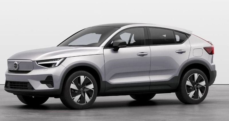 Silver Ny 2024 Volvo EC40 Plus SUV | 599 900 kr (Marknadspris) - Bild 1/4