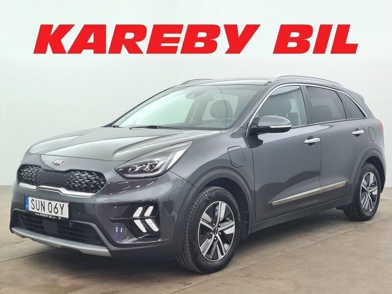 Grå (grå metallic) Begagnad 2020 Kia Niro 2 SUV | 188 900 kr (Marknadspris) - Bild 1/4