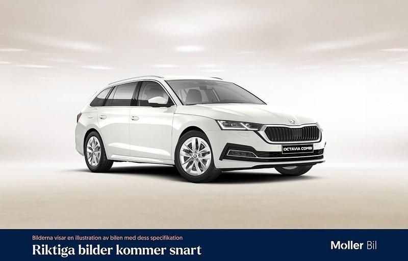 Vit Begagnad 2024 Skoda Octavia Style Kombi | 284 900 kr (Bra pris) - Bild 1/3