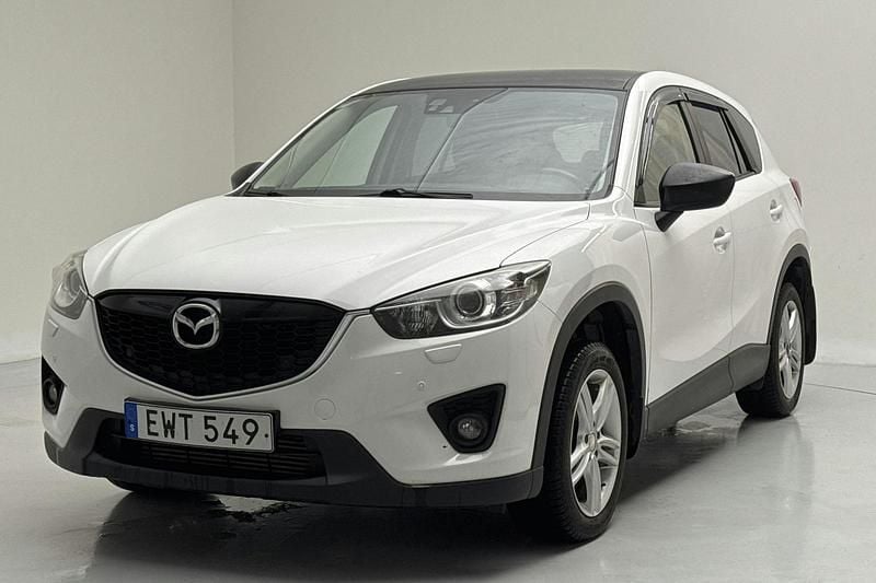 Vit Begagnad 2015 Mazda CX-5 SUV | 108 000 kr (Bra pris) - Bild 1/4