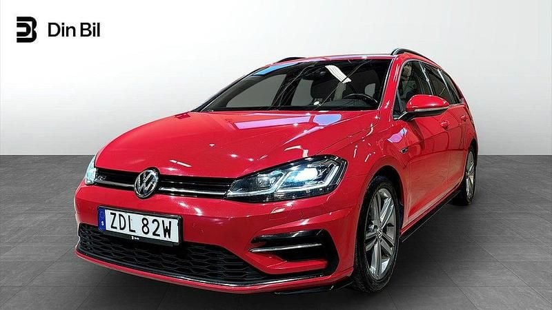 Röd Begagnad 2019 VW Golf VII R-line Kombi | 190 000 kr (Bra pris) - Bild 1/4