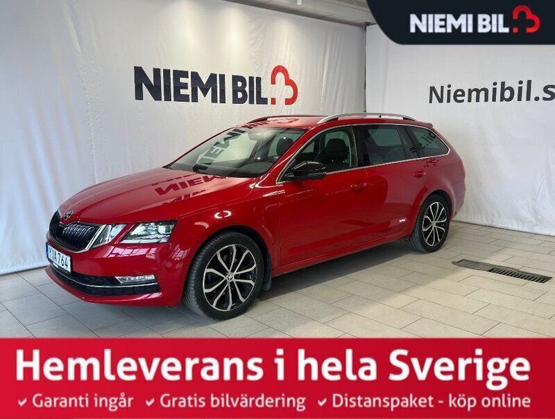 Röd Begagnad 2018 Skoda Octavia Style Kombi | 239 900 kr (Marknadspris) - Bild 1/3