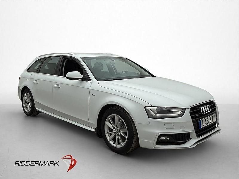 Begagnad Audi A4 S-Line 150 HK (110 kW) 2015 Vit Kombi