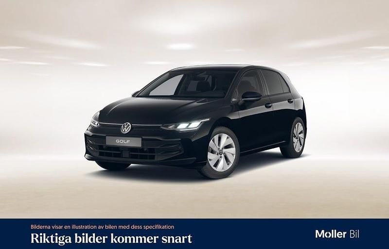 Svart Begagnad 2025 VW Golf VIII Life Halvkombi | 279 900 kr (Bra pris) - Bild 1/4