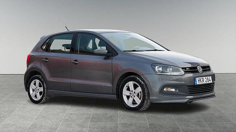Begagnad VW Polo R-line 91 HK (66 kW) 2014 Grå Halvkombi