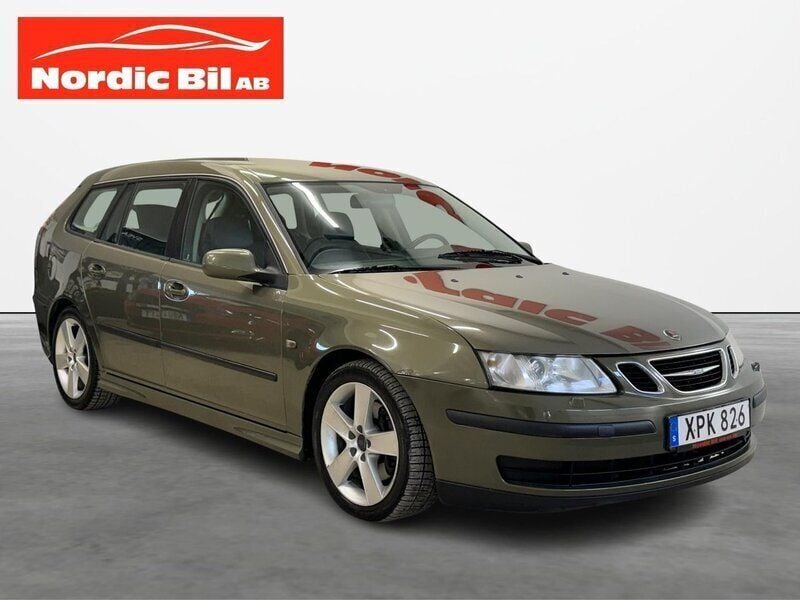 Grön Begagnad 2006 Saab 9-3 Aero Kombi | 59 900 kr (Marknadspris) - Bild 1/4