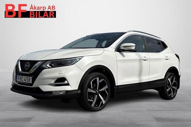 Vit Begagnad 2019 Nissan Qashqai SUV | 194 500 kr (Marknadspris) - Bild 1/4