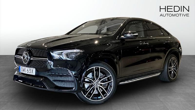 Svart (black) Begagnad 2022 Mercedes GLE350 AMG Sportkupé | 844 900 kr (Lite dyr) - Bild 1/4