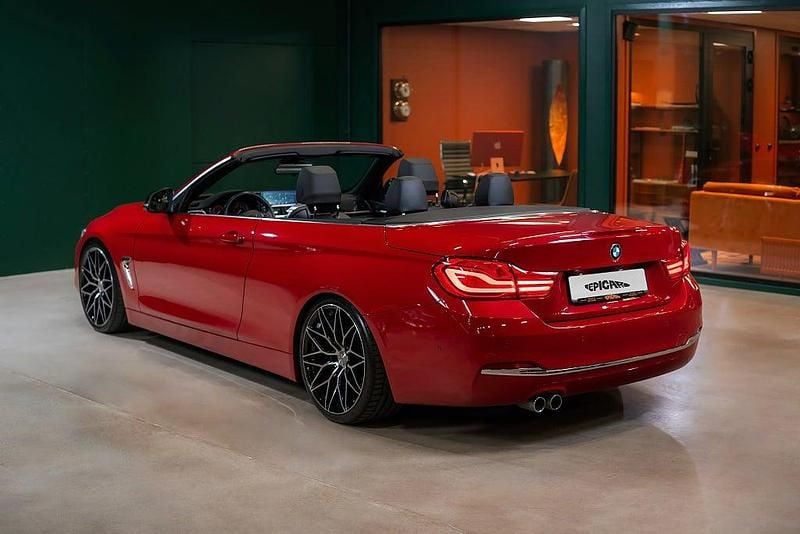 Begagnad BMW 430 Cabriolet Luxury Line 252 HK (185 kW) 2018 Röd Cab
