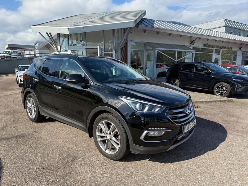 Svart Begagnad 2015 Hyundai Santa Fe Premium SUV | 149 900 kr (Lite dyr) - Bild 1/4