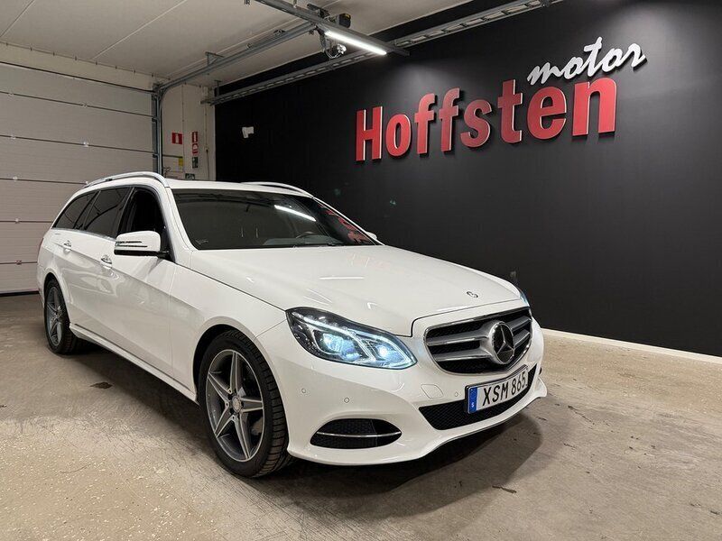 Vit Begagnad 2013 Mercedes E300 Kombi | 239 900 kr - Bild 1/4