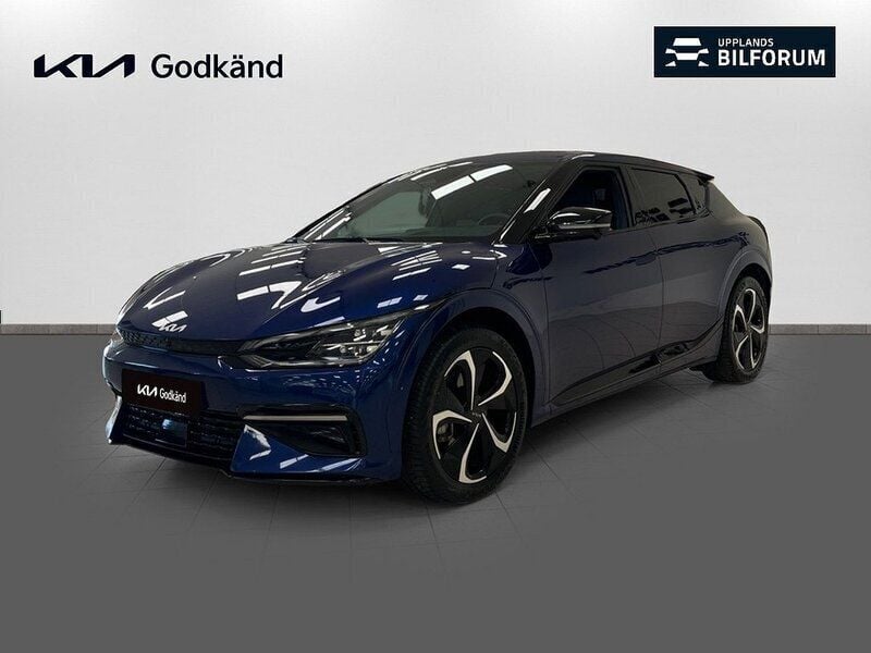 Blå Begagnad 2022 Kia EV6 GT-Line SUV | 499 000 kr - Bild 1/4