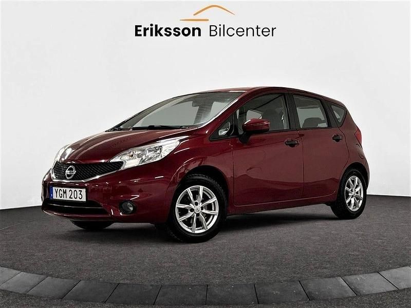 Röd Begagnad 2016 Nissan Note Halvkombi | 74 900 kr (Marknadspris) - Bild 1/4