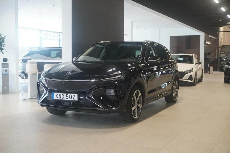 Svart Begagnad 2022 MG Marvel R Luxury SUV | 279 900 kr - Bild 1/4
