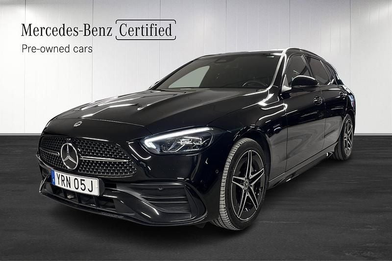 Begagnad 2022 Mercedes C300e AMG line Kombi | 429 900 kr (Lite dyr) - Bild 1/4