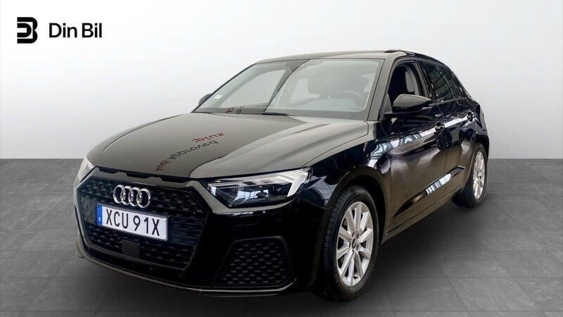 Mytsvart metallic Begagnad 2021 Audi A1 Sportback Proline Halvkombi | 189 000 kr (Marknadspris) - Bild 1/4