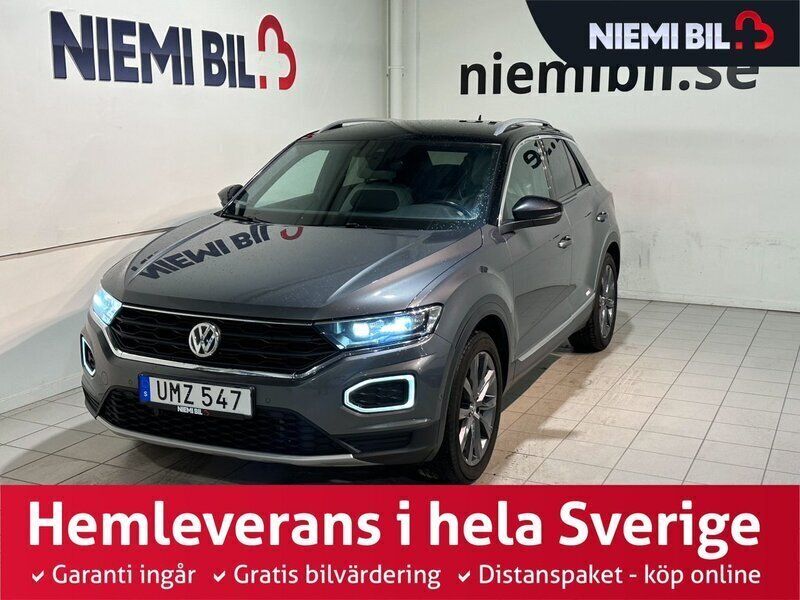 Grå Begagnad 2018 VW T-Roc GT SUV | 209 900 kr (Marknadspris) - Bild 1/3