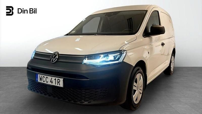 Ny VW Caddy 122 HK (89 kW) 2025 Vit (candyvit) Minibuss