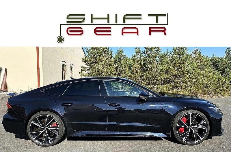 Begagnad Audi RS7 600 HK (441 kW) 2021 Sebringsvart kristalleffekt| svart läder valcona Halvkombi