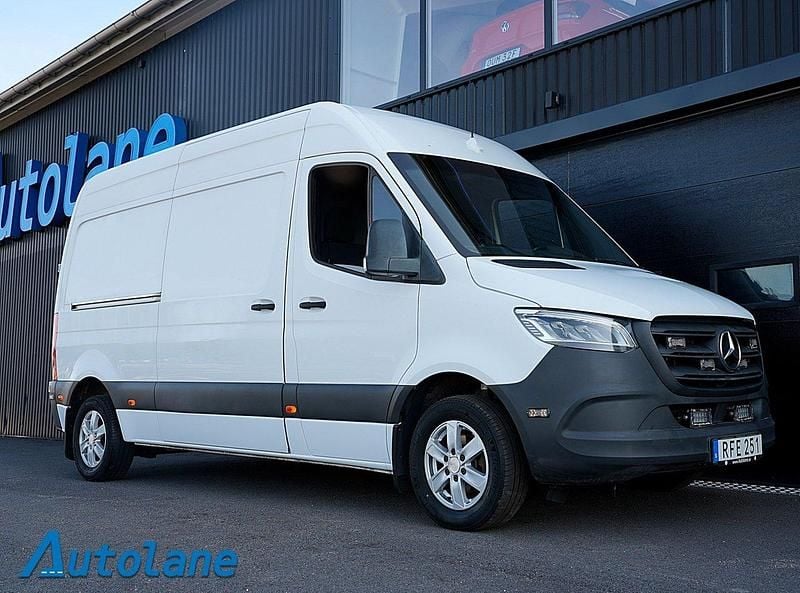 Vit Begagnad 2019 Mercedes Sprinter Van | 219 900 kr - Bild 1/3