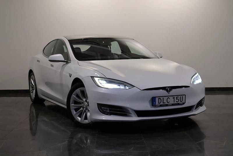 Vit Begagnad 2019 Tesla Model S Long Range Sedan | 269 000 kr (Superpris) - Bild 1/4