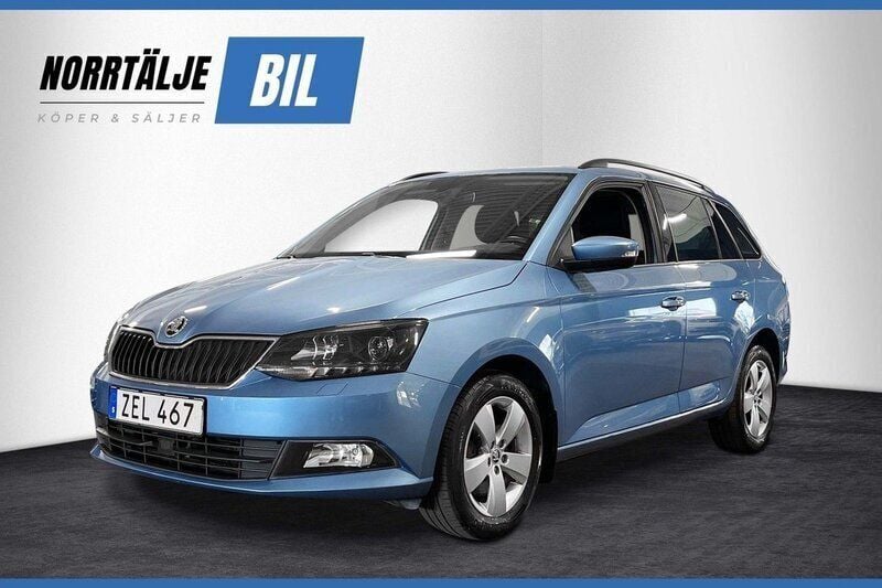 Blå Begagnad 2018 Skoda Fabia Style Kombi | 139 900 kr (Marknadspris) - Bild 1/3