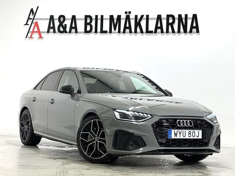 Grå Begagnad 2020 Audi A4 S-Line Sedan | 319 900 kr (Dyr) - Bild 1/4