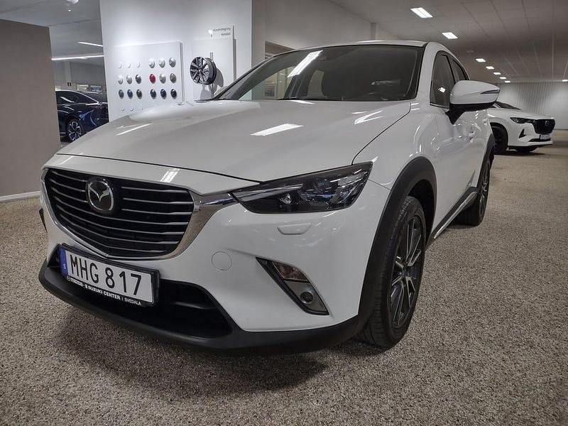 Vit Begagnad 2016 Mazda CX-3 Optimum SUV | 129 900 kr (Marknadspris) - Bild 1/4