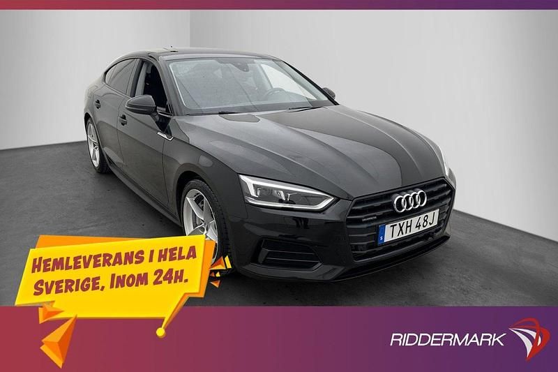 Svart Begagnad 2019 Audi A5 Halvkombi | 259 800 kr (Marknadspris) - Bild 1/3