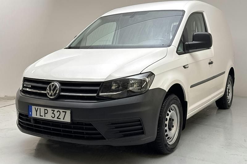 Vit Begagnad 2017 VW Caddy Minibuss | 89 000 kr (Superpris) - Bild 1/4