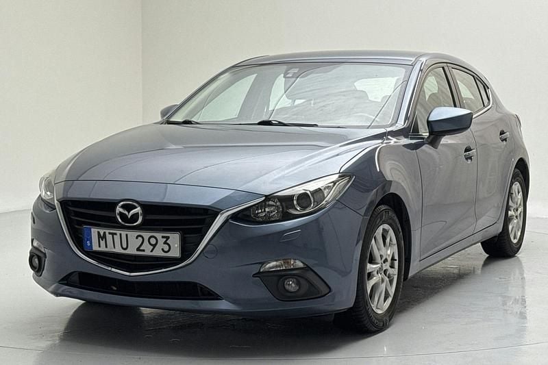 Blå Begagnad 2016 Mazda 3 | 126 900 kr - Bild 1/4