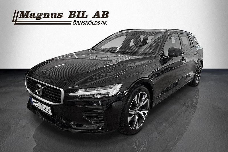 Svart Begagnad 2019 Volvo V60 R-Design Kombi | 299 900 kr (Marknadspris) - Bild 1/4