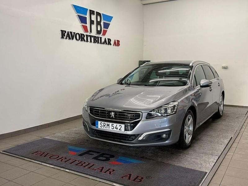 Grå Begagnad 2015 Peugeot 508 SW Kombi | 105 000 kr (Marknadspris) - Bild 1/4