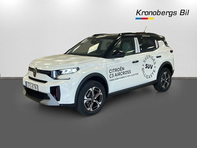 Vit banquise Ny 2025 Citroën C3 Aircross PureTech SUV | 299 700 kr (Marknadspris) - Bild 1/4