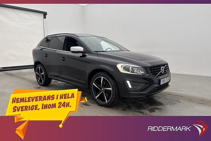 Begagnad Volvo XC60 R-Design 215 HK (158 kW) 2014 Svart SUV
