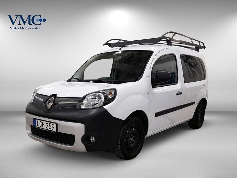 Vit (mineralvit qng) Begagnad 2018 Renault Kangoo Minibuss | 99 000 kr (Marknadspris) - Bild 1/3